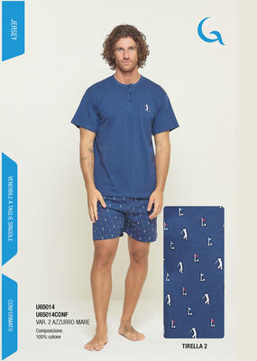 PIGIAMA UOMO M/M U65014 Tellini S.R.L. Velkoobchodní oblečení